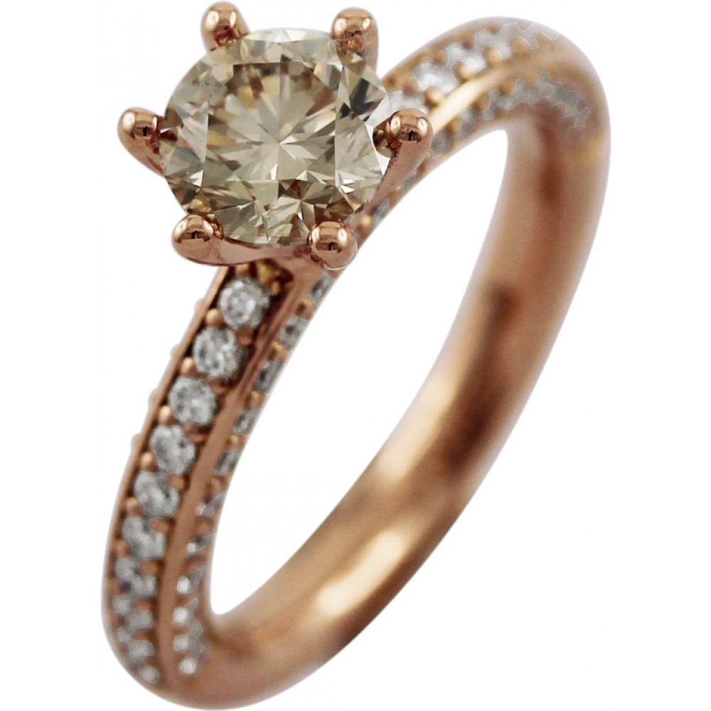 Verlobungsring Diamanten 1,91ct Roseold 750